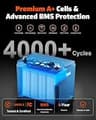 Super Empower 12V 100Ah Group 31 Deep Cycle Lithium Battery Replacement