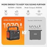 Jackery Solar Generator 1000 v2 Portable Power Station Bundle with 200W Solar Panel