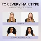 Wavytalk Airflow Styler Whirlwind Curl 2-in-1 Hair Straightener & Curler