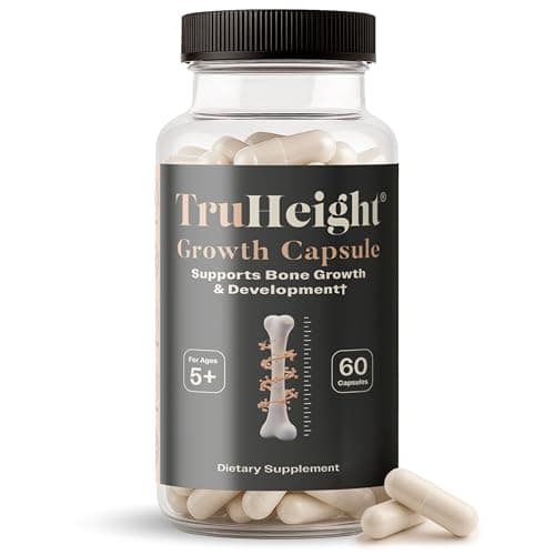 TruHeight Growth Capsules with Calcium, Ashwagandha & Astragalus Root
