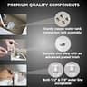 Macerating 4-Inlet Upflush Toilet System with Odor-Control AC Vent Design