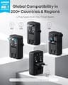 Anker Nano 5-Port Travel Power Adapter with 20W USB-C & Smart Temperature