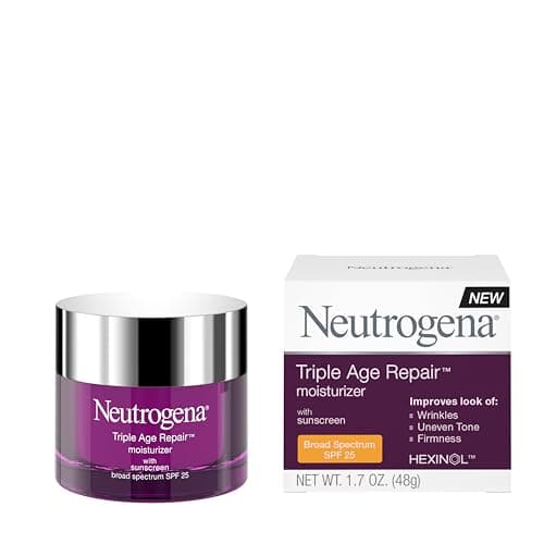 Neutrogena Triple Age Repair Daily Face Moisturizer with Vitamin C and SPF 25 Sunscreen