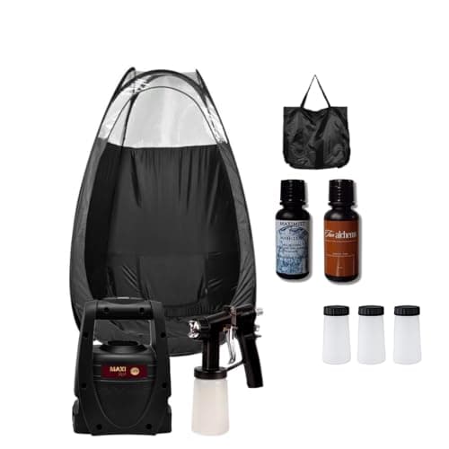 MaxiMist Elite Lite HVLP Airbrush Sunless Spray Tan Machine with Tent