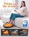 KINGJOY 2026 Upgraded Deep Kneading Shiatsu Foot Massager with Heat