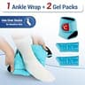 Comfytemp Ankle Ice Pack Brace System with Alternating Cooling Inserts