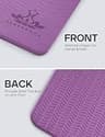 Heathyoga Eco-Friendly Non-Slip TPE Yoga Knee Pad Cushion 12mm with Carrying Strap