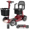 Rylox Lightweight Aluminum Folding Mobility Scooter with Air Tires
