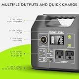 Premium 296Wh 110V Pure Sine Wave Portable Solar Power Station for Camping