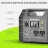 Premium 296Wh 110V Pure Sine Wave Portable Solar Power Station for Camping