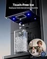 ecozy 40lbs Touch-Free Dispensing Pebble Sonic Ice Machine Countertop