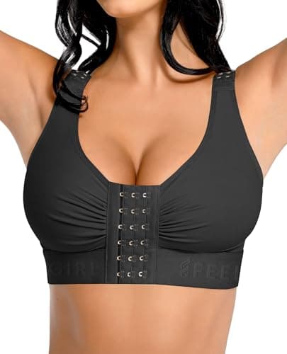 FeelinGirl Soft Support Post Surgery Compression Bra for Breast Lifts