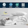 Serta Queen Size Hypoallergenic Goose Feather & Down Fiber Bed Comforter