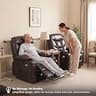 MCombo 7287 Compact Power Lift Recliner Chair with Extended Footrest
