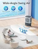 VAGKRI 35-Inch 2800 CFM Evaporative Air Cooler with Bottom Auto-Fill System