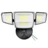 Onforu 90W Ultra Bright 4-Head LED Security Flood Light, 10000 Lumens IP66 Waterproof