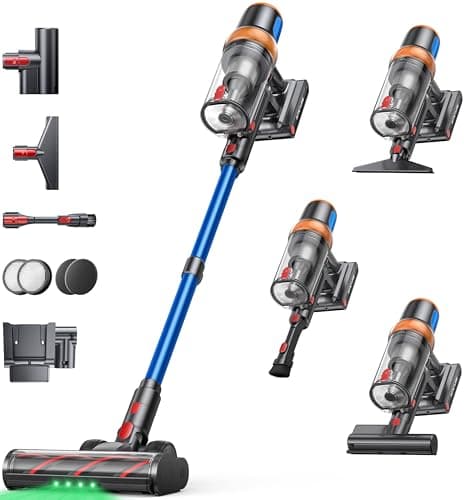 Inteture BP50 650W Cordless Stick Vacuum Cleaner with Smart Surface Detection