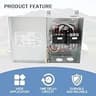 VEVOR 50-Amp 10-Circuit Prewired Generator Transfer Kit With Watt Meter