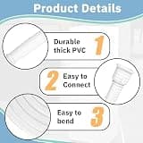 Acyoyava 10FT Portable Dehumidifier Universal Replacement Hose Kit