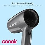 Conair 1875W Compact Dual Voltage Hair Dryer