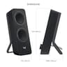Logitech Z207 2.0 Stereo Computer Speakers with Bluetooth and Wired Inputs