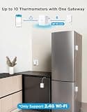 GoveeLife WiFi Refrigerator Thermometer 2-Pack Kit with Smart Hub Gateway