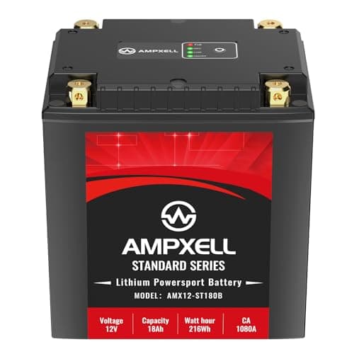 High-Output YTX30L-BS Lithium Motorcycle Battery 12V 1080A 18Ah Replacement Powerhouse