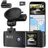 WANLIPO A13 4K Front and 2.5K Rear Dual Dash Cam with 5GHz Wi-Fi and 64GB Card