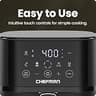 Chefman 4-Quart Compact Air Fryer, Matte Black Dishwasher-Safe Basket