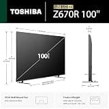 Toshiba 100Z670R 100-Inch Z670 Series Mini-LED 4K UHD Smart Fire TV