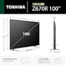 Toshiba 100Z670R 100-Inch Z670 Series Mini-LED 4K UHD Smart Fire TV