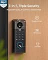 eufy Security S330 Video Smart Lock with 2K Camera and SD Card Expansion