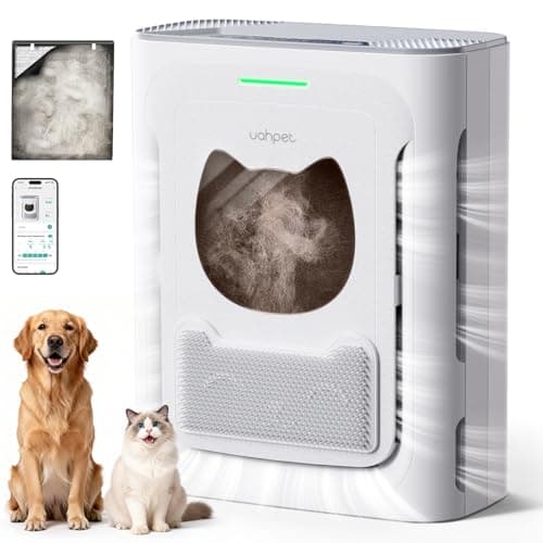 uahpet Slim H13 True HEPA Pet Air Purifier with Washable Cotton Filter
