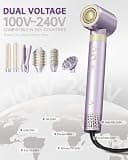 webeauty 7-in-1 Dual Voltage Hot Air Styler with High-Speed 110k Motor