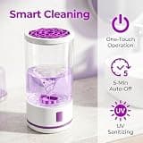 Orabal 7000 RPM Rechargeable Cordless Makeup Brush Cleaner with Type-C