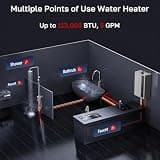 ThermoMate CZ422NG Natural Gas Tankless Water Heater, 5.0 GPM, 113,000 BTU