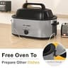Premium 28-Quart High-Capacity Electric Roaster Oven with Self-Basting Lid