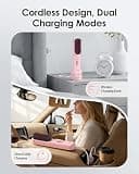 Bopcal Premium Cordless Hair Straightener Brush with Charging Dock Base