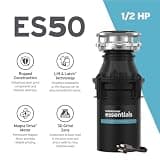 InSinkErator Essentials ES50 1/2 HP Continuous Feed Kitchen Garbage Disposal
