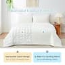 Cozy Bliss Lightweight Seersucker Plaid Queen Cooling Comforter Q-Max 0.45