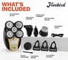 Freebird FlexSeries Electric Head & Body Hair Shaver 5-in-1 Grooming Kit