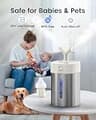 Feekaa 3.8-Liter Stainless Steel Cool Mist Humidifier for Large Rooms