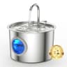 Advanced 304 Stainless Steel Cat Water Fountain with Detachable Tank, 2.2L