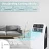 Shinco 8000 BTU Portable Air Conditioner with Dehumidifier Fan and 24-Hour Timer