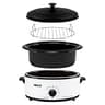 NESCO 4816-14 6-Quart Compact Electric Roaster Oven with Porcelain Cookwell