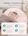 Paruu P16 Hands-Free Wearable Breast Pump with 12 Adjustable Suction Levels