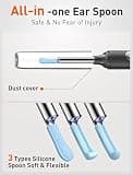 DEETOK 1080P HD Ear Wax Removal Tool Camera Kit with 50 Replacement Tips
