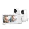 Momcozy 5-Inch 1080p HD Split Screen Video Baby Monitor with Two Cameras