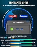 GMKtec Nucbox G3 Pro Mini PC, Intel Core i3-10110U, 8GB DDR4 RAM, 256GB SSD
