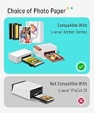 Liene M100 Wireless Dye-Sublimation 4x6 Photo Printer Edition with 100-Sheet Media Pack